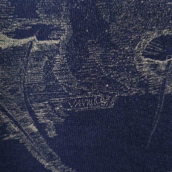 Vintage American Eagle Outfitters Sweatshirt Mens Large Navy Blue Moose 80s 90s - Picture 7 of 16